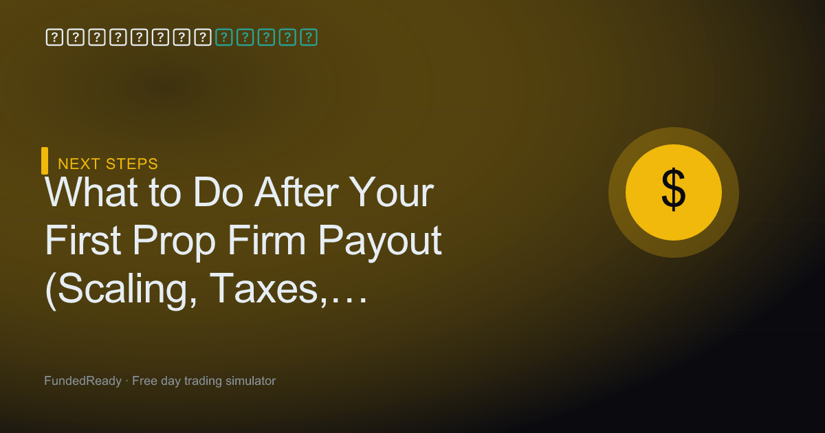 What to Do After Your First Prop Firm Payout (Scaling, Taxes, Diversifying)