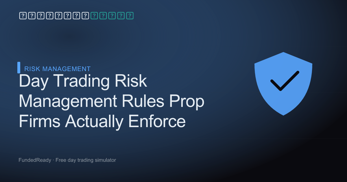 Day Trading Risk Management Rules Prop Firms Actually Enforce