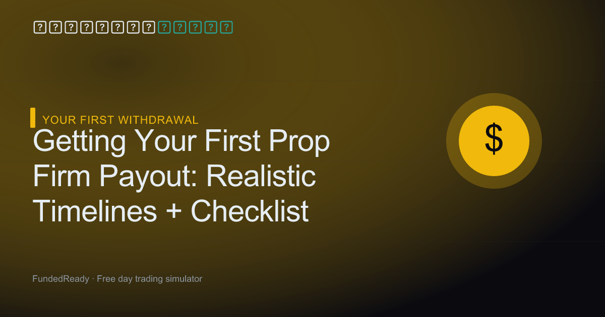 Getting Your First Prop Firm Payout: Realistic Timelines + Checklist