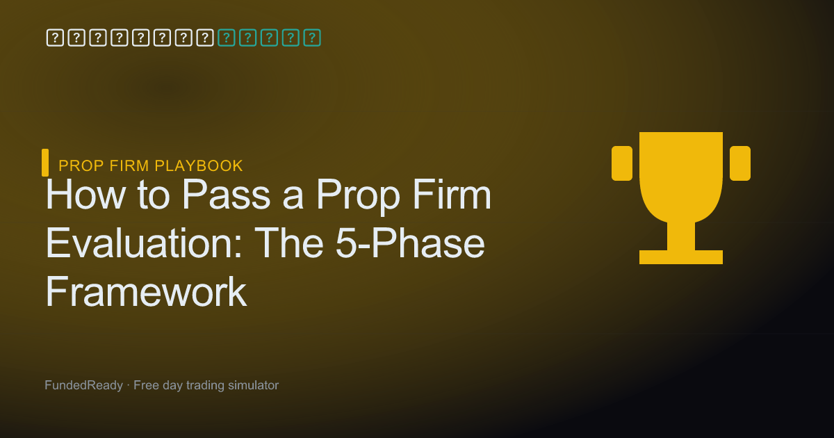 How to Pass a Prop Firm Evaluation: The 5-Phase Framework