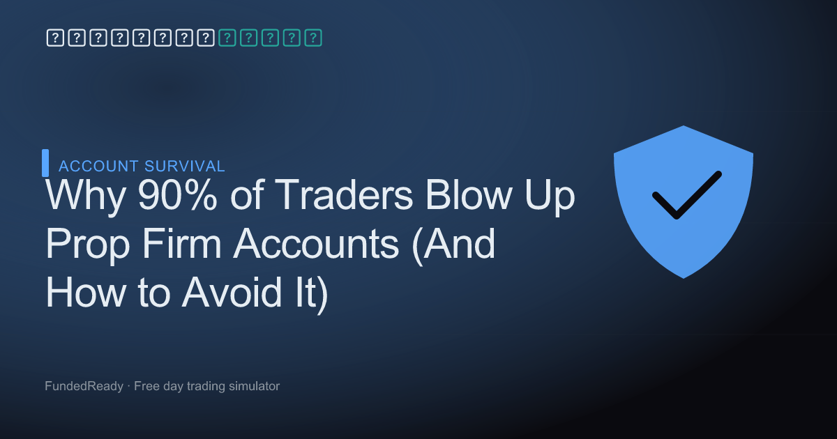 Why 90% of Traders Blow Up Prop Firm Accounts (And How to Avoid It)