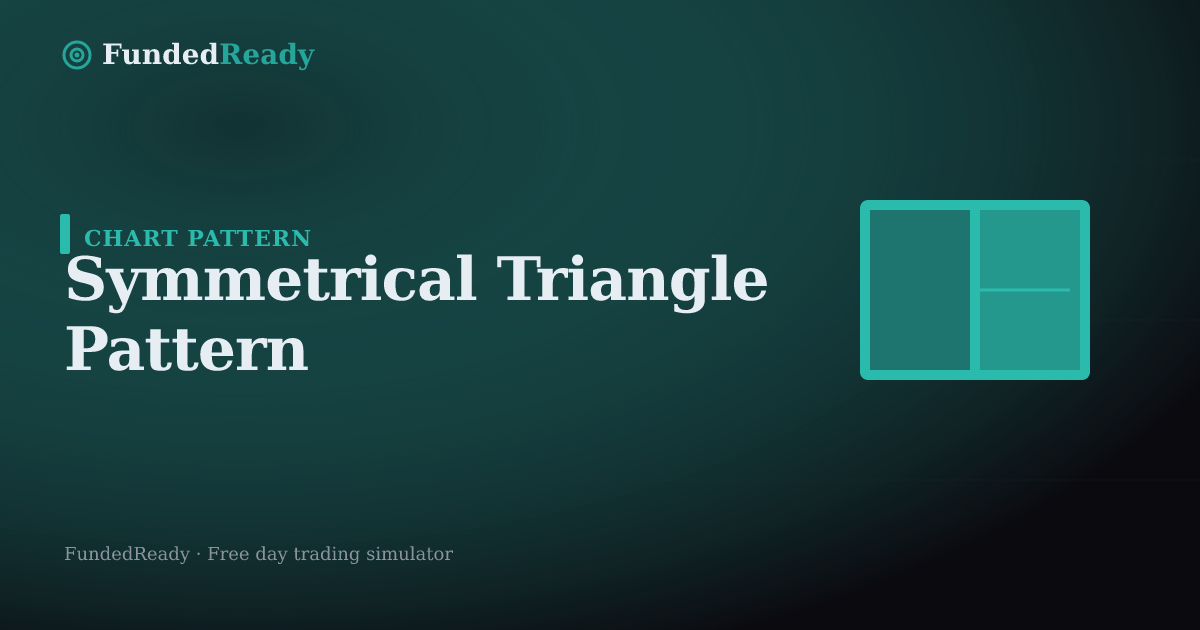 Symetry Pattern Triangle Symmetrical Triangle Pattern Guide | FundedReady